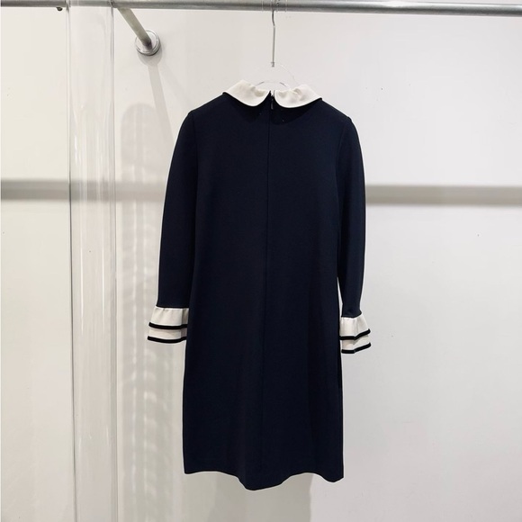 ❌sold❌🚩steal authentic Gucci Black and Cream Ruffle Dress - Picture 2 of 6